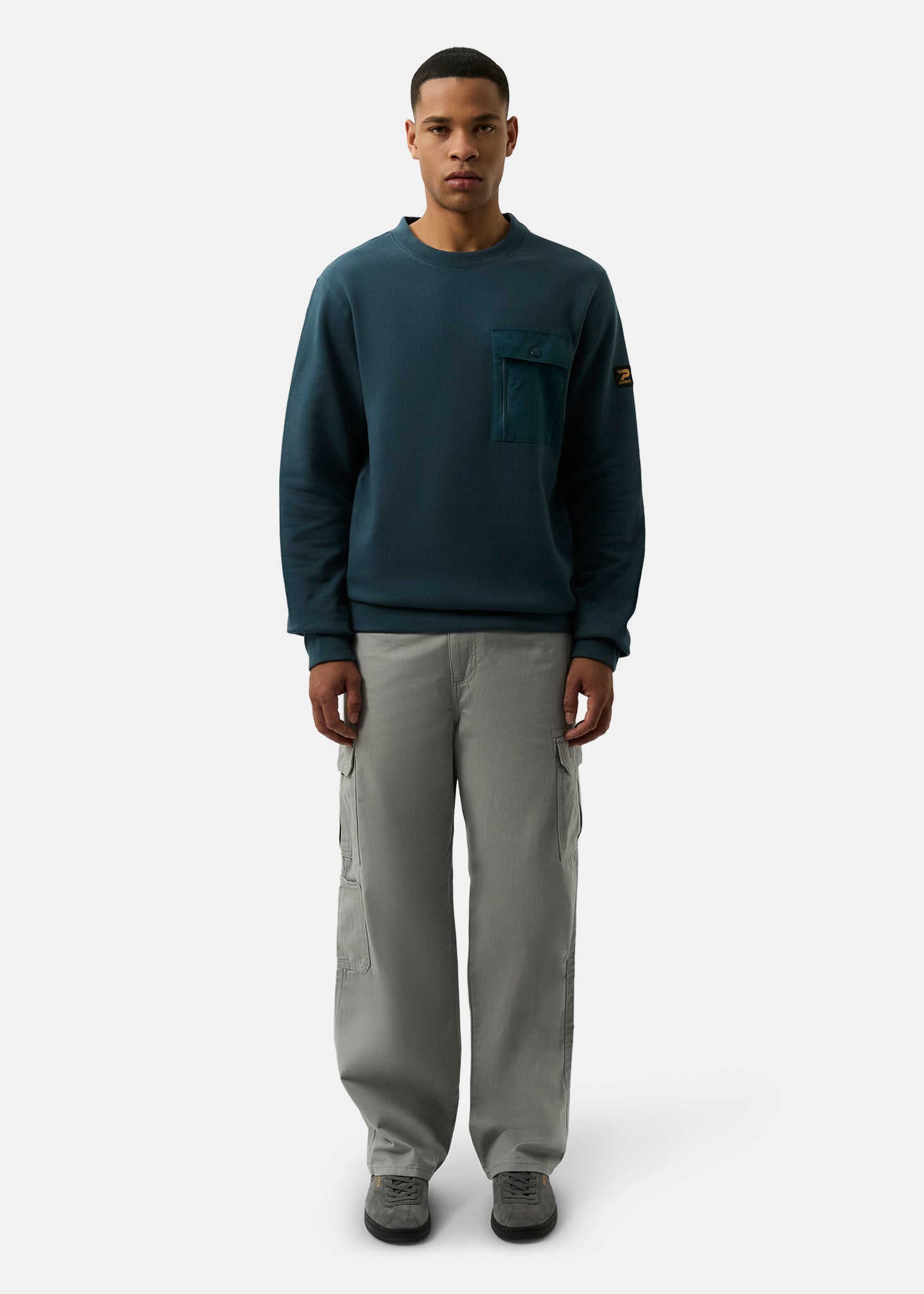 Archie Crew Sweat - Dark Blue