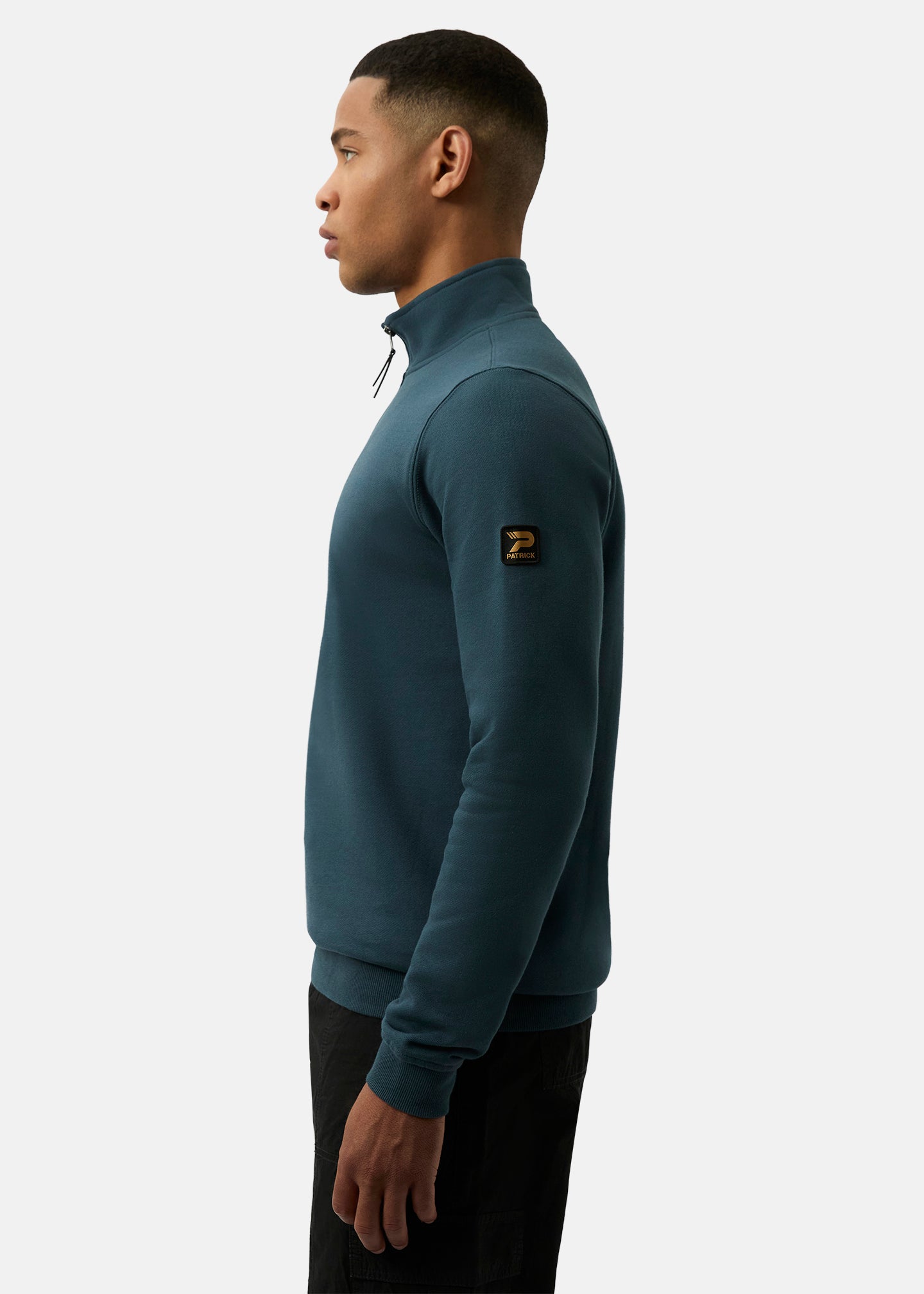 Harlem 1/4 Zip top - Dark Blue