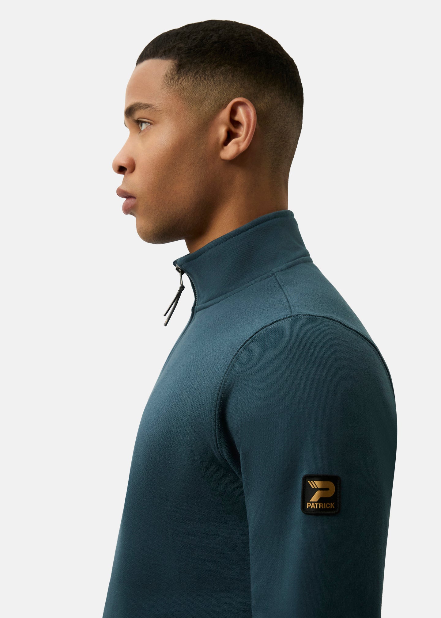 Harlem 1/4 Zip top - Dark Blue