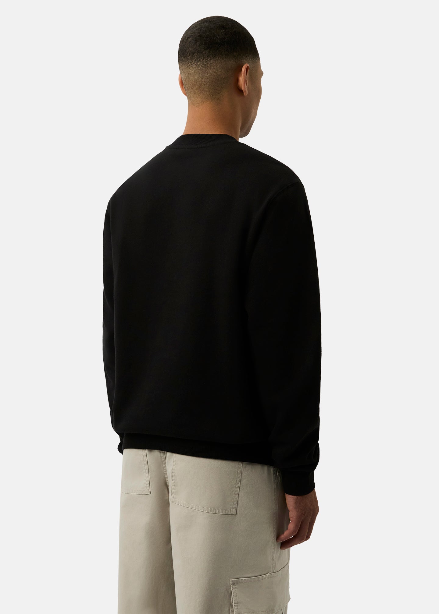 Oscar Crew Sweat - Black