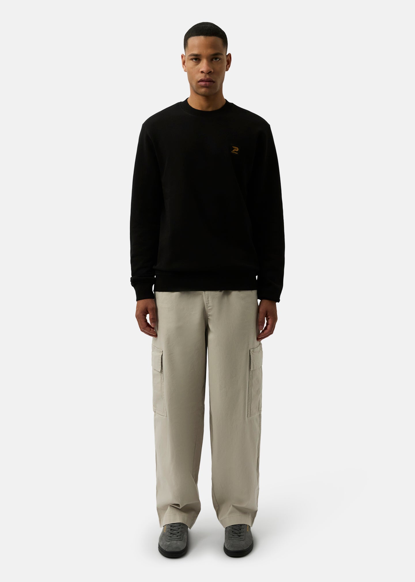 Oscar Crew Sweat - Black