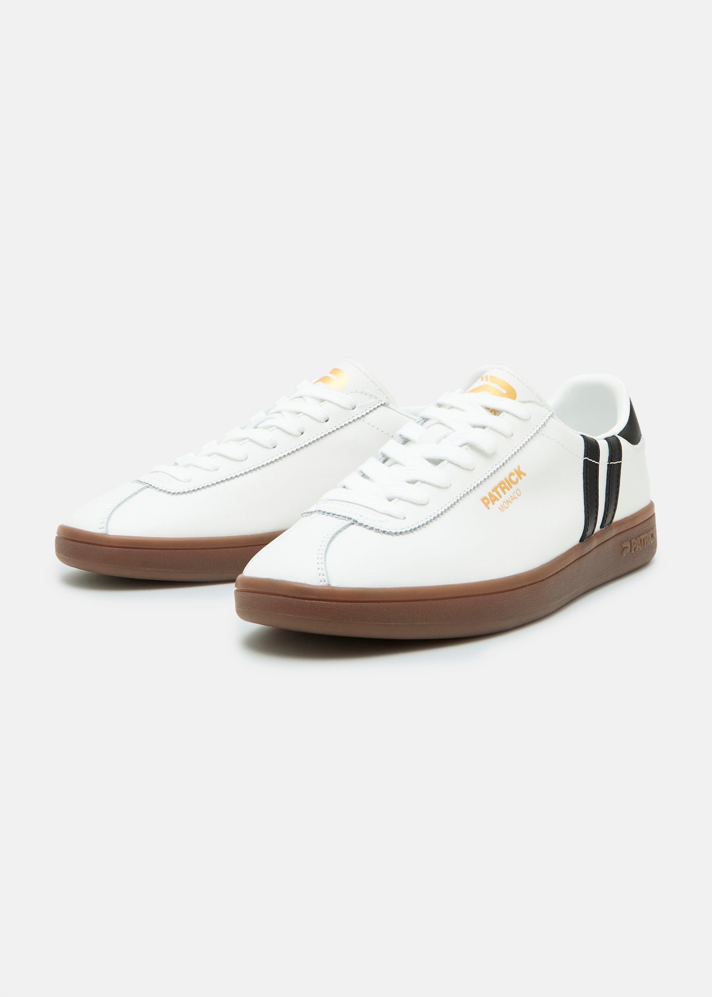 Monaco Cupsole - White/Black/Dark Gum