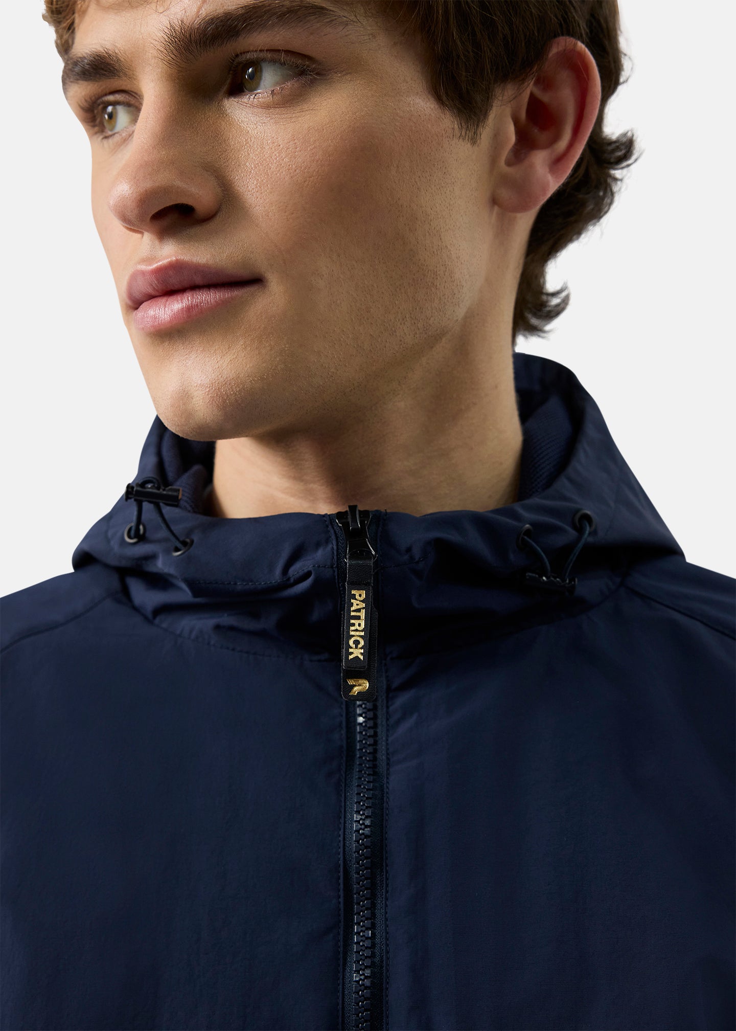 Patrick Chapman Jacket-Navy-Zip detail