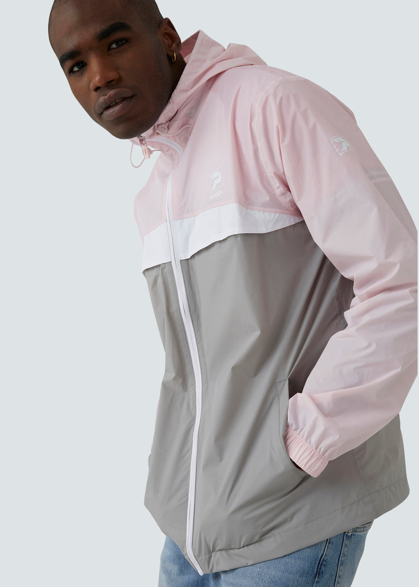 Pink outlet windbreaker mens