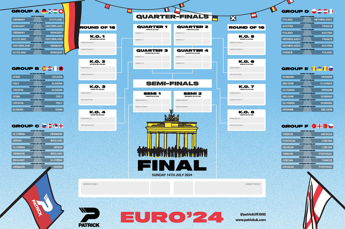 Patrick Euros 2024 Wall Chart
