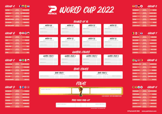 Patrick World Cup Wall Chart