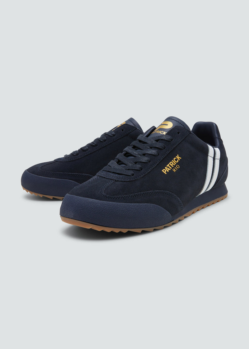 Load image into Gallery viewer, Patrick Rio Trainer - Navy/White - Sole
