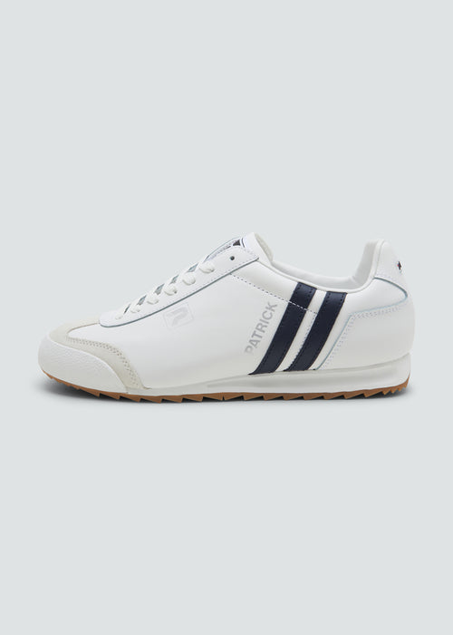 Patrick Liverpool Trainer - White/Navy - Side