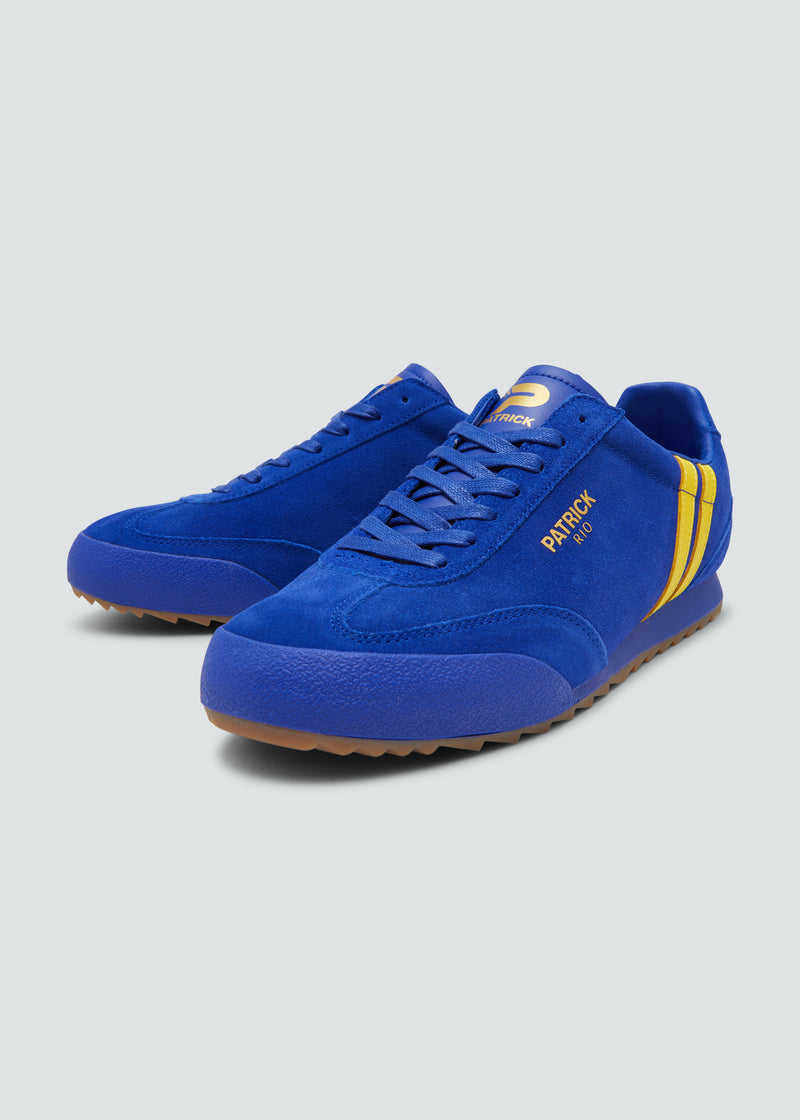 Load image into Gallery viewer, Patrick Rio Trainer - Blue/Yellow - Sole
