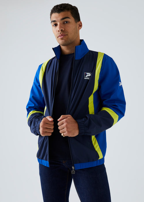 Patrick Banks Full Zip Jacket - Blue - Front