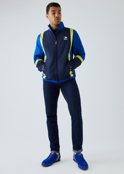 Patrick Banks Full Zip Jacket - Blue - Full Body