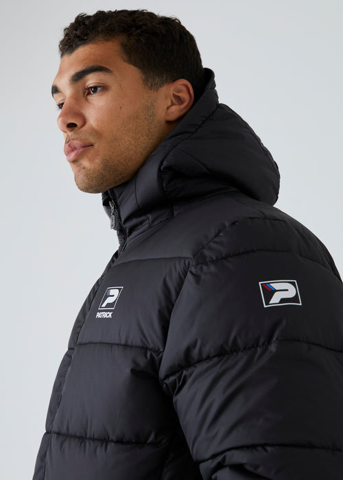 Patrick Cesar Padded Jacket - Black - Detail