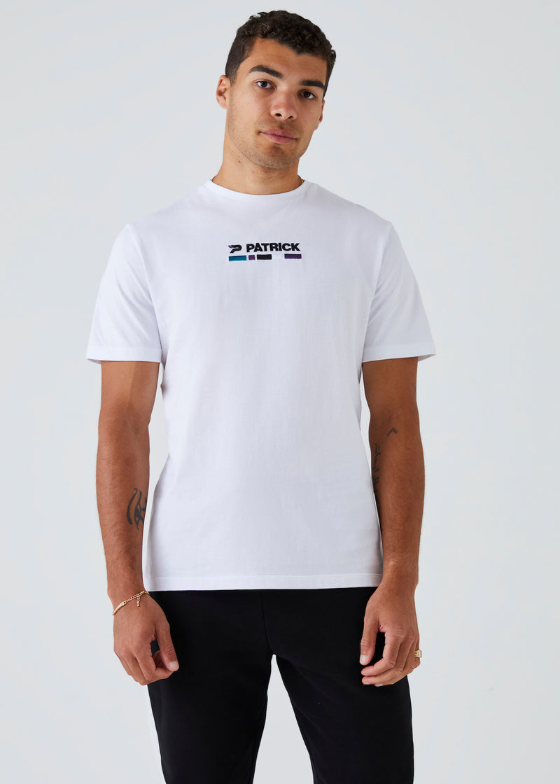 Load image into Gallery viewer, Patrick Dennis T-Shirt - White - Detail
