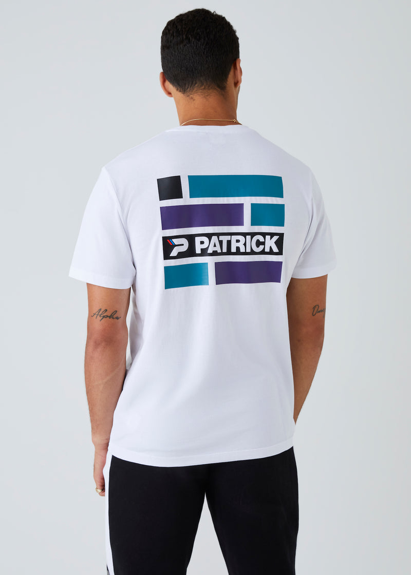 Load image into Gallery viewer, Patrick Dennis T-Shirt - White - Detail
