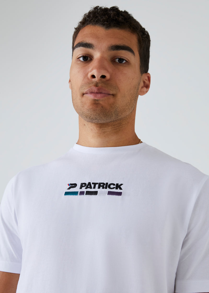 Load image into Gallery viewer, Patrick Dennis T-Shirt - White - Detail
