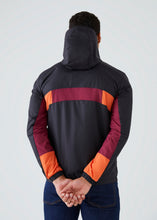 Load image into Gallery viewer, Patrick Tiago Hooded Track Top - Black - Back

