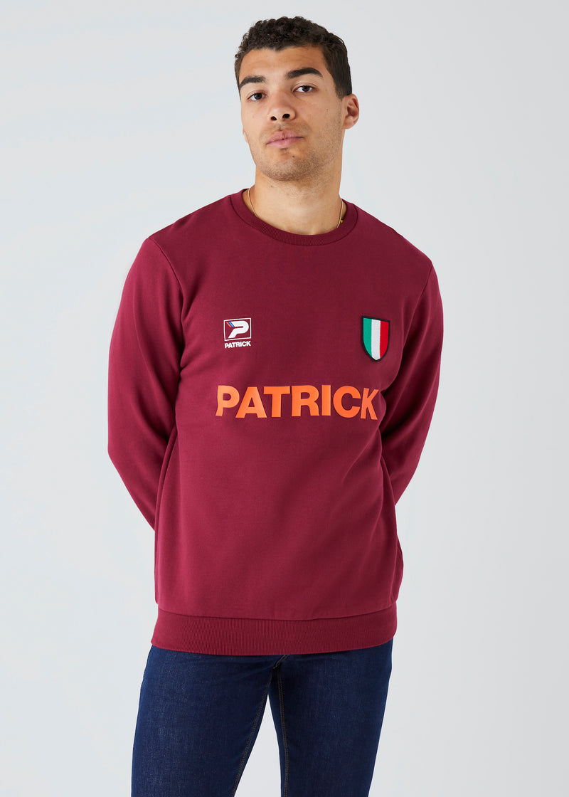 Load image into Gallery viewer, Patrick Dre Sweatshirt - Burgundy - Detail
