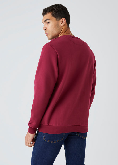 Patrick Dre Sweatshirt - Burgundy - Back