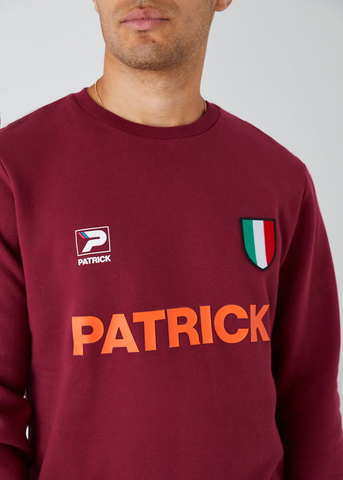 Patrick Dre Sweatshirt - Burgundy - Detail