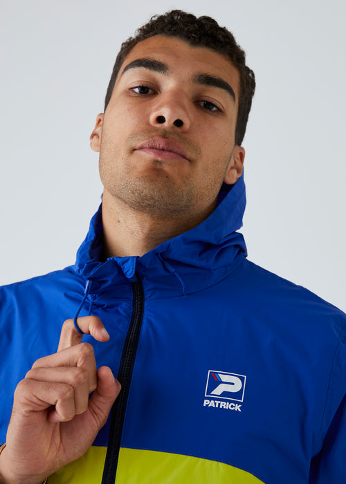 Cagoule Windbreaker - Navy/Lime