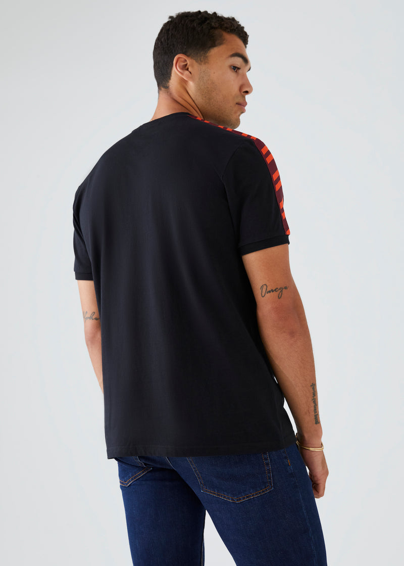 Load image into Gallery viewer, Patrick Adrien T-Shirt - Black - Detail
