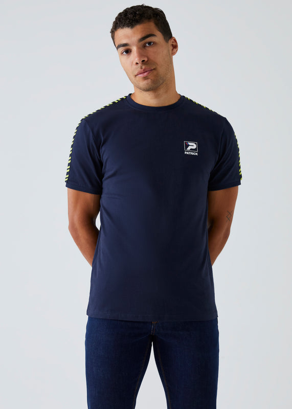 Patrick Adrien T-Shirt - Navy - Front