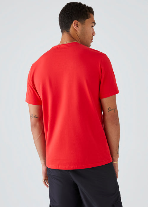 Patrick Miko T-Shirt - Red - Back