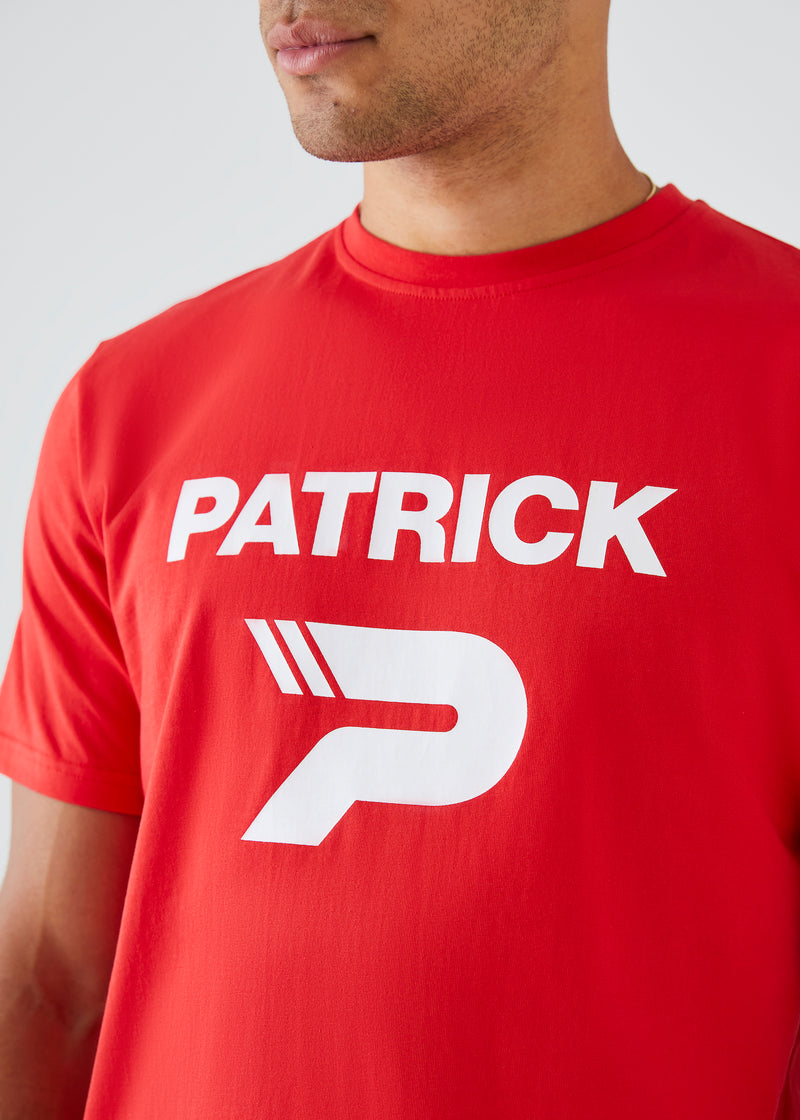 Load image into Gallery viewer, Patrick Miko T-Shirt - Red - Detail
