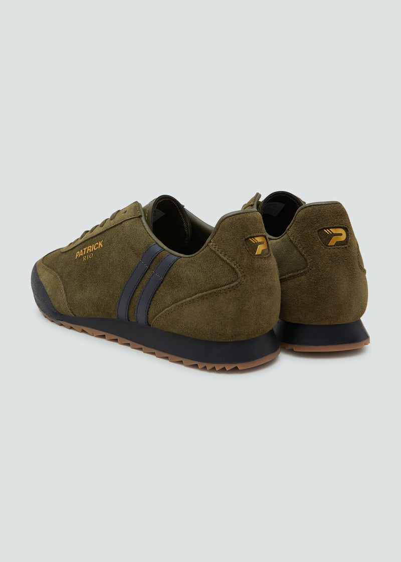 Load image into Gallery viewer, Patrick Rio Trainer - Olive/Black - Sole
