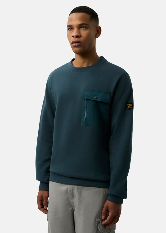 Archie Crew Sweat - Dark Blue