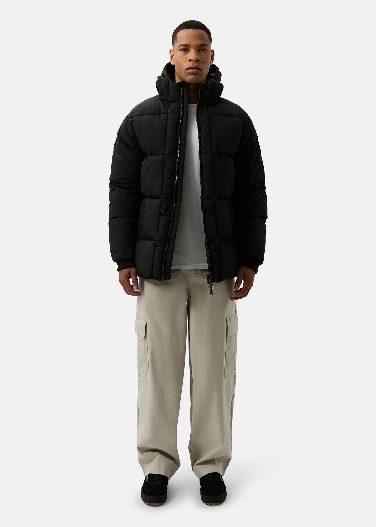 Noah Puffer Jacket - Black