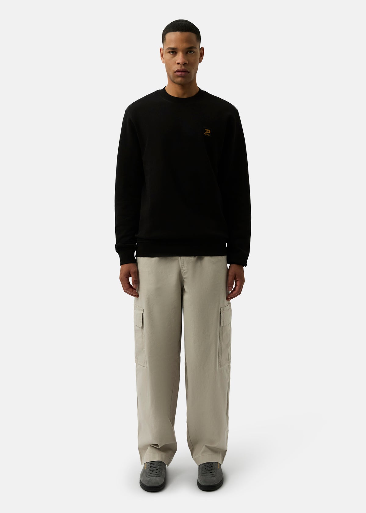 Oscar Crew Sweat - Black