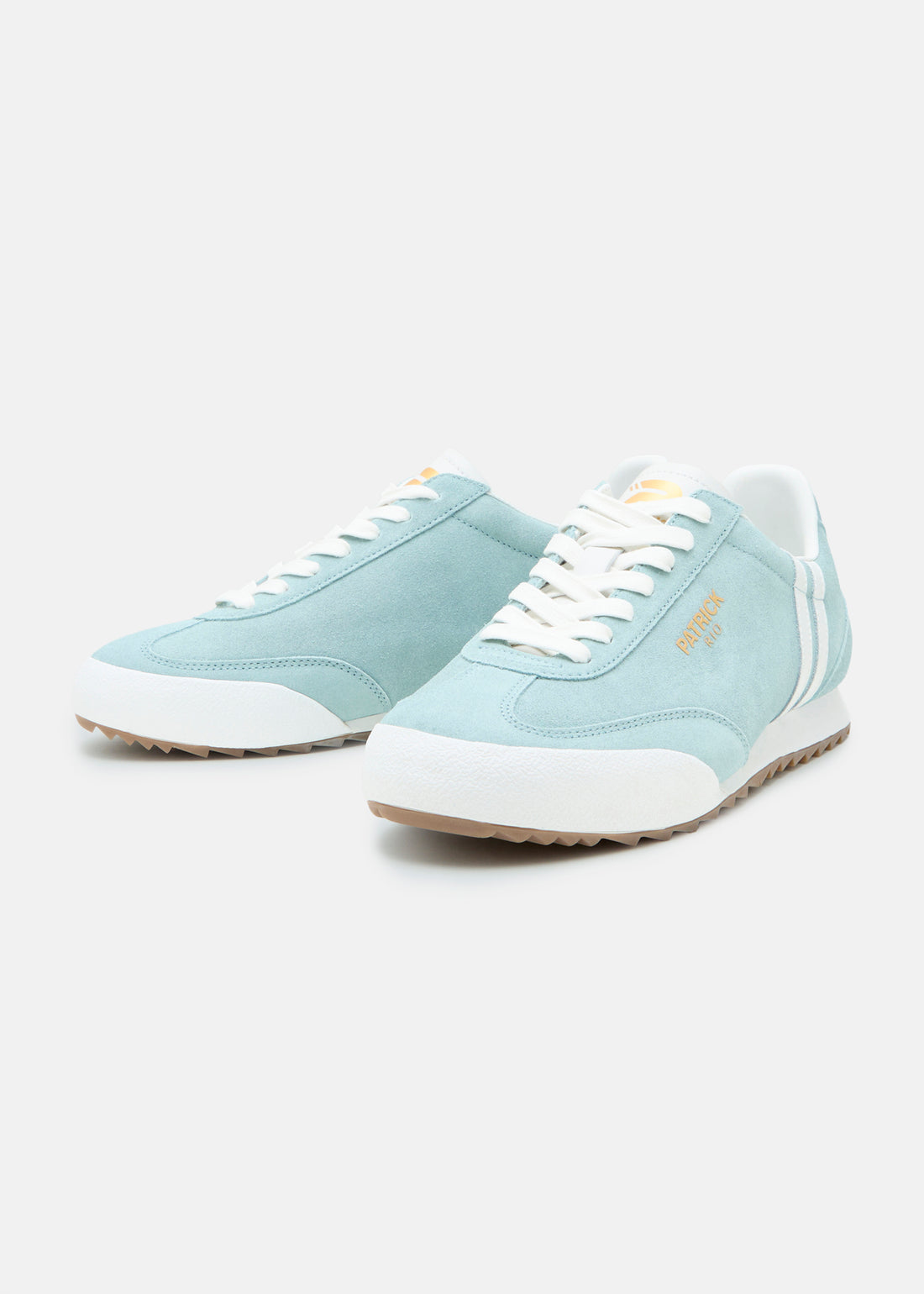 Patrick Men's Rio Runner Light Blue White | 80s Casual Retro Trainers