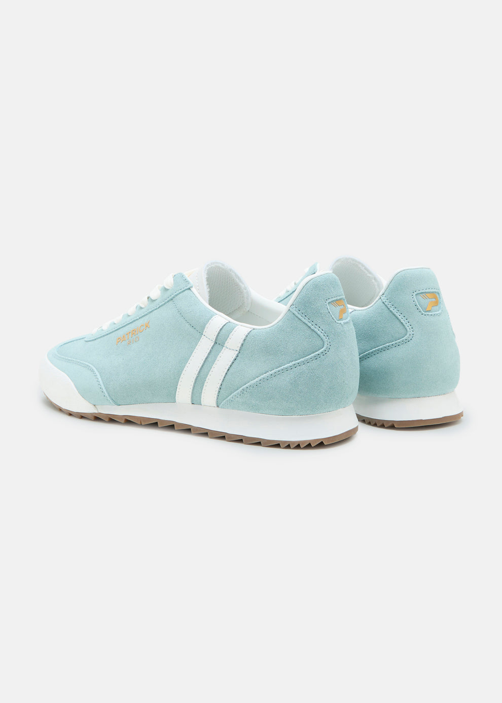 Patrick Men's Rio Runner Light Blue White | 80s Casual Retro Trainers
