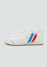 Load image into Gallery viewer, Patrick Liverpool Trainer - White/Blue/Red - Side
