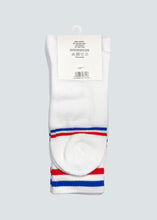 Load image into Gallery viewer, Liverpool Crew Sock 3 Pack - White/Blue/Red

