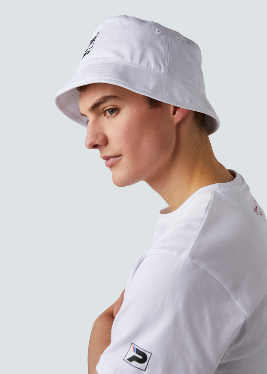 Ray Bucket Hat - White