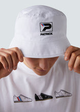 Load image into Gallery viewer, Ray Bucket Hat - White
