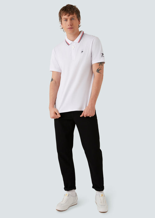 Patrick Grenoble Polo Shirt - White - Full Body