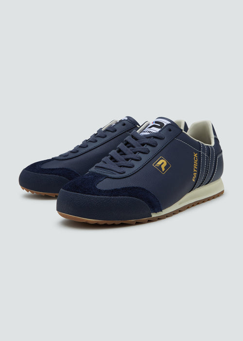 Patrick Liverpool Shoe - Navy/ Off White - Front