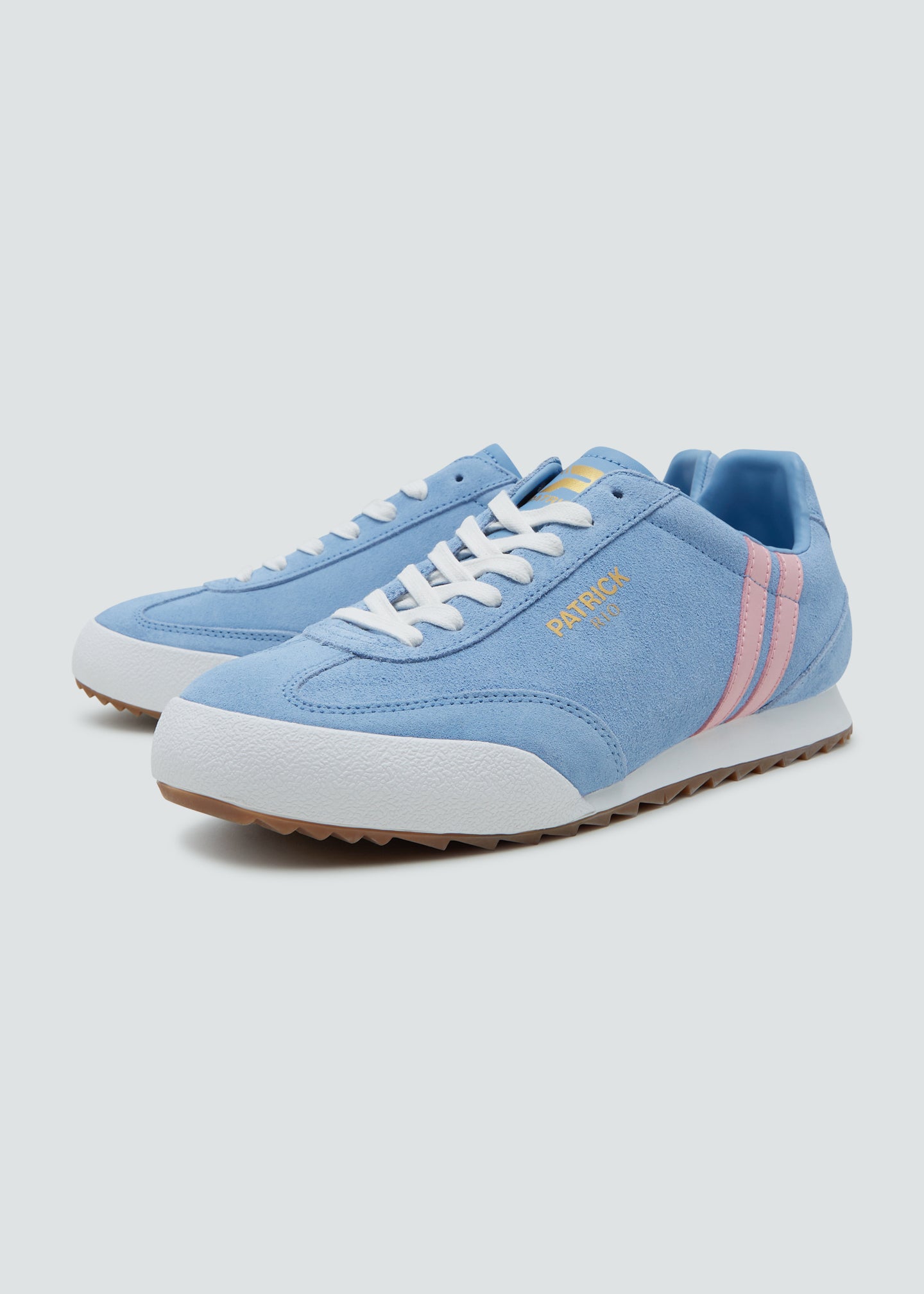 Pink and blue trainers clearance