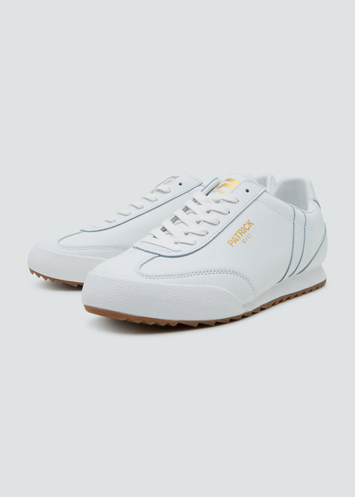 Patrick Rio Shoes - White/White - Front