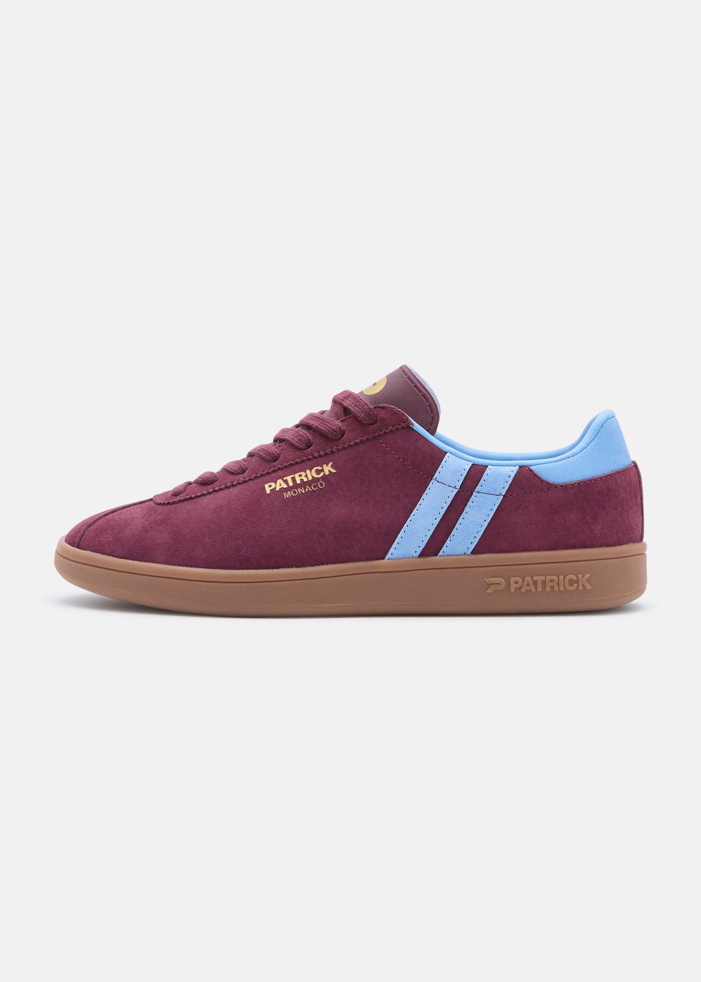 Monaco Cupsole - Burgundy/Sky Blue