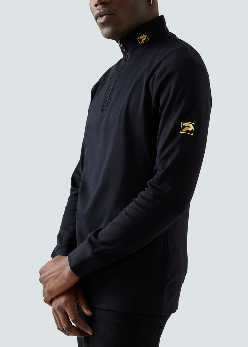 Load image into Gallery viewer, Nat 1/4 Zip Top - Black
