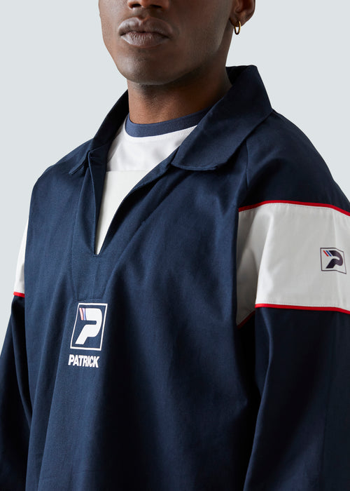 Wayne Drill Top - Navy