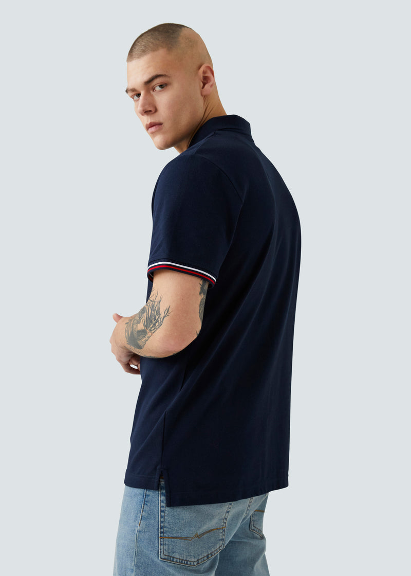 Load image into Gallery viewer, Papin Polo Shirt - Navy
