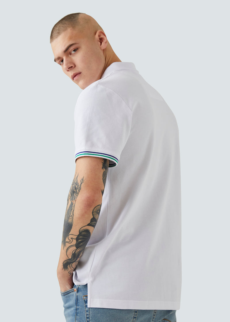 Load image into Gallery viewer, Papin Polo Shirt - White
