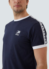 Load image into Gallery viewer, Patrick Frank T-Shirt - Navy - Detail
