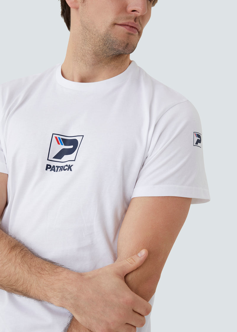 Load image into Gallery viewer, Patrick Joe T-Shirt - White - Detail
