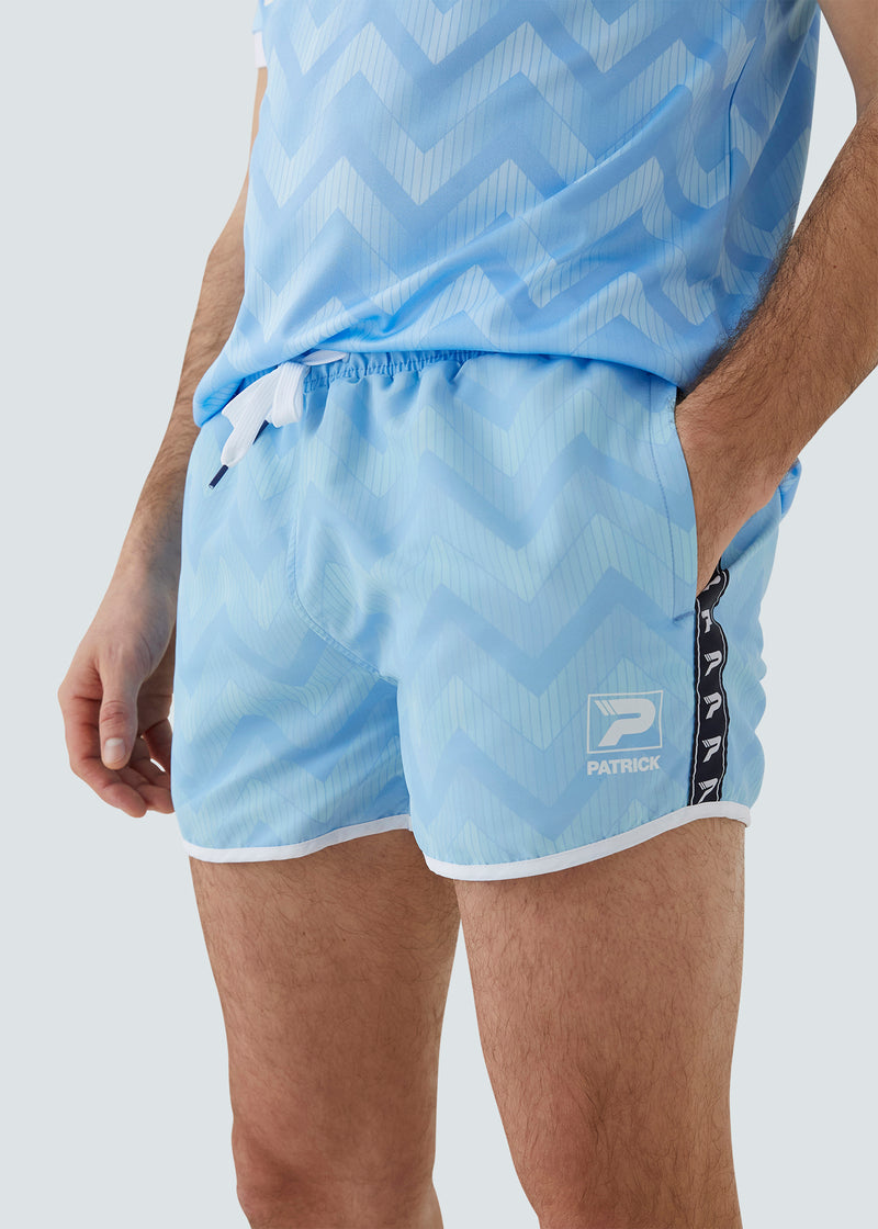 Load image into Gallery viewer, Patrick Steven 3&quot; Swim Shorts - Sky Blue - Side
